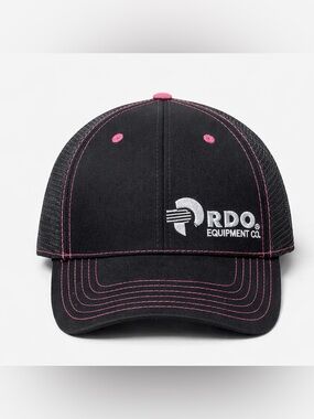 RDO Equipment Trucker Hat Breast Cancer Awareness Snapback Mesh Cap Adjustable